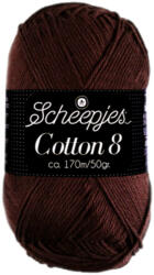 Scheepjes Cotton8 - 657 - barna pamut fonal