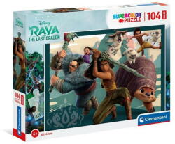 Clementoni SuperColor - Raya és az utolsó sárkány 104 db-os (23750)