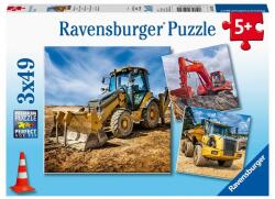 Ravensburger Építőipari járművek 3x49 db-os (05032)