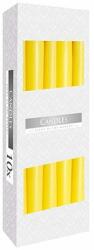 BISPOL Taper candle yellow 10x53 g