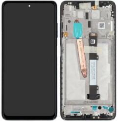  Xiaomi Poco X3, X3 NFC , Poco X3 Pro (2021), M2102J20SG, előlap keret, lcd kijelző érintőpanellel kék, OEM