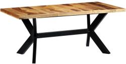 vidaXL Masă de bucătărie, 180 x 90 x 75 cm, lemn masiv de sheesham (247432) - vidaxl