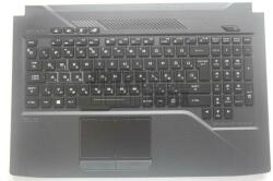ASUS ROG Strix GL503 GL503VS series 90NR0G51-R31HU0 háttérvilágítással (backlit) burkolattal (topcase) magyar (HU) fekete laptop/notebook billentyűzet gyári