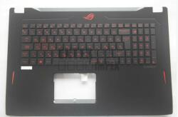 ASUS ROG Strix GL702 GL702ZC series 90NB0FV1-R31HU0 háttérvilágítással (backlit) burkolattal (topcase) magyar (HU) fekete laptop/notebook billentyűzet gyári