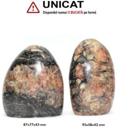  Obelisc Piatra lunii cu Turmalina Mineral Natural - 87-93 x 58-77 x 42-43 mm - ( XXL) - 1 Buc