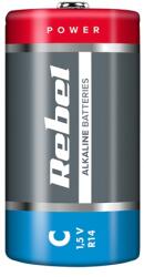 Rebel Baterie Alcalina R14 (bat0063) - cadouriminunate Baterii de unica folosinta