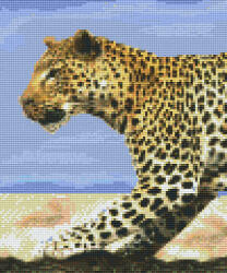 Pixelhobby Pixel szett 6 normál alaplappal, színekkel, leopárd (806171)
