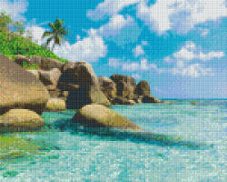 Pixelhobby Pixel szett 9 normál alaplappal, színekkel, tengerpart (809408)