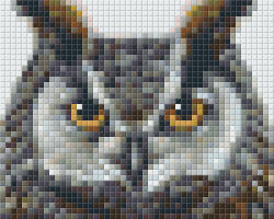 Pixelhobby Pixel szett 1 normál alaplappal, színekkel, bagoly (801307)