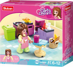 Sluban Girl's Dream - Konyha építőjáték készlet (M38-B0800B)