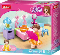 Sluban Girl's Dream - Hálószoba építőjáték készlet (M38-B0800D)
