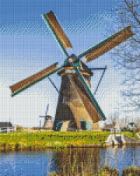 Pixelhobby Pixel szett 9 normál alaplappal, színekkel, malom (809411)