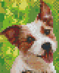 Pixelhobby Pixel szett 1 normál alaplappal, színekkel, kutya (801320)