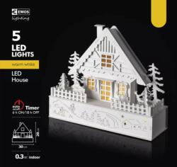 EMOS LED-es fa házikó - meleg fehér (DCWW06)
