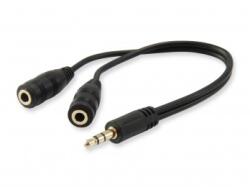 Equip Audio elosztó kábel, 13 cm, 2 bemenet/1 kimenet, EQUIP (EP147941) - webpapir