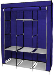 Timeless Tools Mobil ruhásszekrény 130x45x170 cm-es méretben-kék (HOP1000701-1)