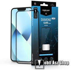 MyScreen APPLE iPhone 13 mini, MYSCREEN DIAMOND GLASS LITE EDGE üvegfólia, 9H, Full, Fekete
