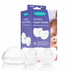 Lansinoh kontakt bimbóvédő szilikon mini 2 db - babastar
