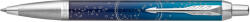 Parker Royal I. M. Premium Golyóstoll Kék THE LAST FRONTIER SUBMERGE Cizellált, Ezüst klipsz 2152991 (7010604000)