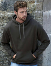 TEE JAYS Férfi kapucnis hosszú ujjú pulóver Tee Jays Hooded Sweat S, Flint Kő kék