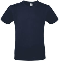 B and C Csomag akciós póló (minimum 3 db) Férfi rövid ujjú póló B&C #E150 T-Shirt -L, Sötétkék (navy)