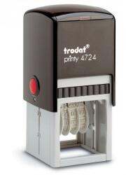 TRODAT 4724 Dátumbélyegző ( 40 X 40 Mm) Lenyomattal