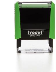 TRODAT 4911 Almazöld Bélyegző lenyomattal együtt