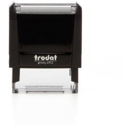 TRODAT 4912 Fekete Bélyegző lenyomattal együtt