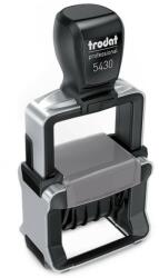 TRODAT Professional 5430 Fémházas Dátumbélyegző ( 41 X 24 Mm ) Lenyomattal