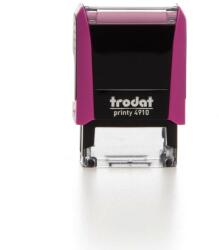 TRODAT 4910 3 soros bélyegző lenyomattal együtt Fukszialila