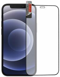 Q Sklo Sticlă de protecție Q sticlă iPhone 12/12 Pro (6.1) față integrală - negru (adeziv complet)