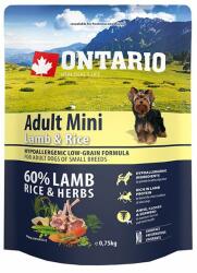 ONTARIO ONTARIO Adult Mini Lamb & Rice 0, 75kg