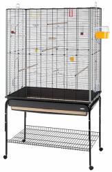  FERPLAST Colivie mare pentru păsări Ferplast PLANETA, neagră - 99, 5 x 53 x 170 cm