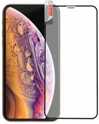 Q Sklo Sticlă de protecție Q sticlă iPhone X / Xs / 11 Pentru față completă - negru (adeziv complet)