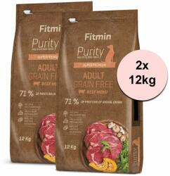 Fitmin Fitmin Purity Adult Beef Grain Free 2 x 12 kg