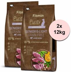 Fitmin Fitmin Purity Senior & Light Lamb Grain Free 2 x 12 kg
