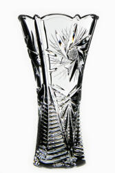 Black Crystal - Ajka Victoria * Kristály Váza X 30 cm (PinwPr17145)