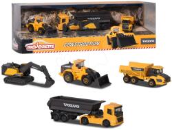 Majorette Munkagépek Volvo Construction Majorette mozgatható részekkel 4 fajta ajándékcsomagolásban (MJ2057287)