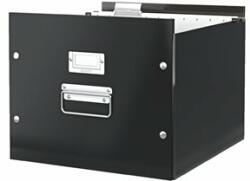LEITZ Irattároló doboz, függőmappának, LEITZ "Click&Store", fekete (E60460095) - irodaoutlet