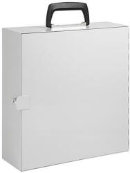 WEDO Fém iratrendező tároló doboz, A4, 36, 5x33x11 cm, WEDO világos szürke (UW021) - irodaoutlet