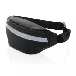 Everestus Borseta sport reflectorizanta, Everestus, 21OCT1242, 30 x 6.5 x 12 cm, Plastic, Poliuretan, Negru (EVE08-P730-051)