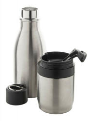 EVERESTUS Termos, Everestus, 21OCT1411, 500 ml, ø79 x 320 mm, Otel, Plastic, Argintiu (EVE10-AP874018)