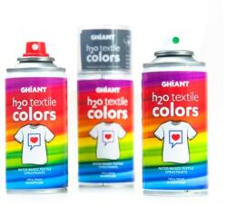 Ghiant Culori textile spray H2O Textile Colors Ghiant, Fluo Orange, 150 ml