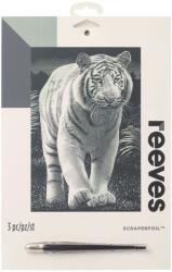 Reeves Gravura predesenata Tiger Reeves Carte de colorat