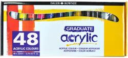 Daler-Rowney Set 48x22ml culori acrilice Graduate Daler Rowney