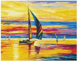 Atelier Pictura pe numere Sunrise afloat Atelier Carte de colorat