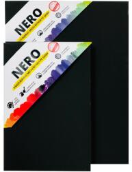 LucasArts Panza pictura neagra pe sasiu Nero Lucas Art, 40 x 40 cm, 2 x 4 cm