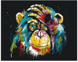 Atelier Pictura pe numere Colorful Chimpanzee Atelier