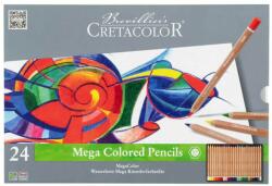 CRETACOLOR Set 24 creioane MegaColor Cretacolor