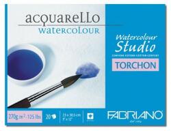 Fedrigoni Bloc hartie acuarela Watercolour Torchon Fabriano, 23 x 30 cm, 270 g/mp, 20 coli